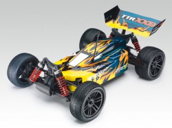Багги Thunder Tiger Sparrowhawk XXB Brushless 1:10 435 мм 4WD 3CH 2.4GHz RTR Blue/Yellow
