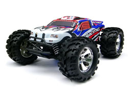 BSD Racing EP Brushless Monster Truck 4WD 1/8 2,4Ghz RTR Version (BS808T Blue)