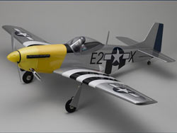 Самолёт P-51D Mustang 40 w/ Landing Gear, ARF, ДВС, 1390mm (Kyosho, 11823LB)