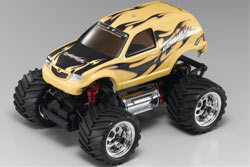 MINI-Z Monster Madkiller 2WD, 1:24, электро, желтая, L=170мм (Kyosho, 30082T3)