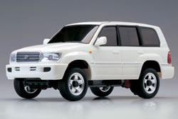 MINI-Z Overland Toyota LC100, 2WD, 1:24, электро, белая (Kyosho, 30262PW)