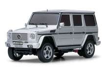 MINI-Z Overland Mercedes G55L AMG Silver 2WD, 1:24, электро, серебро (Kyosho, 30267S)