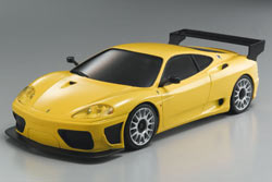 MINI-Z MR-02 Ferrari 360 GTC, 2WD, 1:27, электро, желтая (Kyosho, 30468Y)