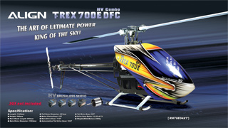 Вертолет Align T-REX 700E DFC HV Super Combo (KX018E15T)