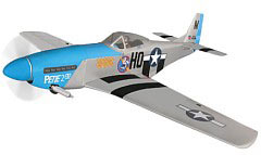 Самолёт P-51D Mustang 60, ARTF, ДВС, 1630mm (World Models, A155)