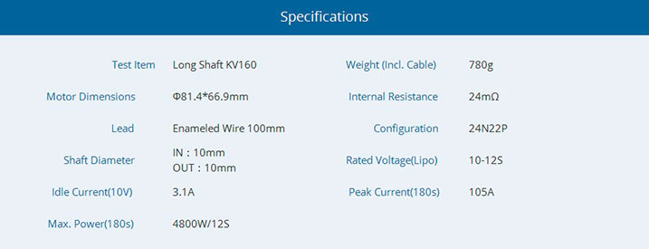 T-Motor AT7224 160KV