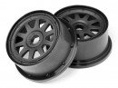 Комлект дисків HPI Racing чорні / 120x65мм / винос 10мм (2шт) для Baja 5
