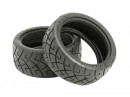 Резина 1/10 - X PATTERN RADIAL D COMPOUND, 26мм, 2шт. (HPI4790)