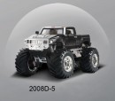Джип микро р/у 1:43 Hummer (черный)