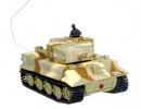 Танк микро 1:72 Tiger со звуком р/у (хаки коричневый)