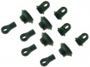 Upper/Lower Shock End 1/10 4P Set (Himoto, 31031)