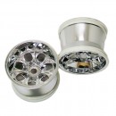 Диски HSP Racing для моделей 1/8 (2 шт) (серебристые хромированные)
