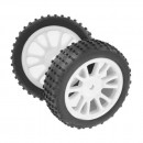 Комплект передних колес в сборе HSP Racing для 1/16 (2 шт)