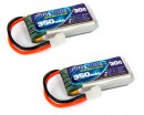 Акумулятор Fullymax 3,7 В 350 мАг Li-Po 1S 30C JST-DS Type-A (Hubsan X4 107D) (2 шт.)
