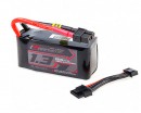 Аккумулятор Turnigy Graphene 14.8V 1300mAh 4S 65C Lipo Pack w / XT60 (знімна заглушка)