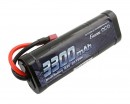 Аккумулятор Gens Ace NiMH 8,4В 3300мАг 7-Cells  134х46х42мм 397г T-Plug (B-3300-8.4V-NIMH-Hump-T)