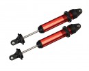 Амортизатор в зборі без пружин Traxxas X-Maxx (червоний) 2 шт.