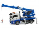 Автокран Bruder MAN TGS 1:16 (бело-синий)