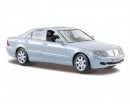 Коллекционный автомобиль Maisto Mercedes-Benz S-Class 2002 1:26 (серебристо-синий)