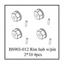 BSD Racing Фиксатор колеса с штифтом 2x10 мм 4 шт (BS903-012)