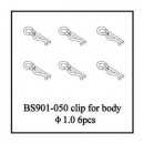 BSD Racing Фіксуючі скоби 1 мм 12 шт (BS901-050)
