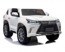 Двухместный детский электромобиль Kidsauto Lexus LX-570 4WD с МР4 планшетом Белый