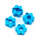 Колісні шестигранні адаптери ECX для 1:10 (4 шт) (алюміній)
