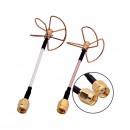 Антенны EMAX TX/RX 5,8 ГГц FPV RP-SMA Male W-типа клевер 21221 (EMX-FP-0613)