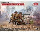 Збірні фігурки ICM Розрахунок британського кулемета Vickers, IIСВ 1:35 (ICM35646)