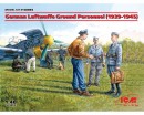 Сборные фигурки ICM Немецкий наземный персонал Люфтваффе, 1939-1945 гг. 1:48 (ICM48085)