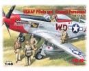 Збірні фігурки ICM Американські пілоти та техніки, 1941-1945 рр. 1:48 (ICM48083)