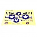 Наклейки FMS для самолёта Mini P-51D FMS016