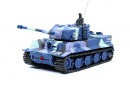 Танк микро 1:72 Tiger со звуком р/у  (хаки синий) (GW-2117 Blue Camo)