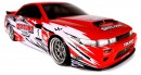 Автомобіль HPI E10 2014 Nissan S13 4WD 1:10 дрифт EP 2.4GHz червоно-білий RTR Version