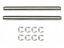 Оси рычагов 6x80мм (2шт) с фиксирующими клипсами (HPI Racing, HPI86633)