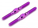 Тяги регульовані M3X34мм (2шт / PURPLE) титанові (HPI Racing, HPI93467)