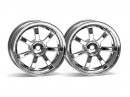 HPI Racing Диски 1/10 - RAYS GRAM LIGHTS 57S-PRO 7-міспіцевие, хром. Ширина 26мм, виліт 3мм, 2шт. (HPI3316)