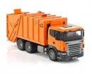 Автомодель Bruder SCANIA R-R-series мусоровоз 1:16 (оранжевый)