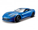 Коллекционный автомобиль Maisto Corvette Stingray 2014 1:18, синий