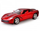 Коллекционный автомобиль Maisto Corvette Stingray 2014 1:18, красный