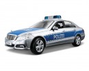 Коллекционный автомобиль Mercedes Benz E-Class German Police version (серебристо-синий)