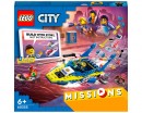 Конструктор LEGO City Missions Детективні місії водної поліції 278 деталей (60355)
