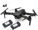 Квадрокоптер Eachine E520S з GPS, 5G 4K камерою (складаний) з 3мя АКБ