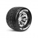 Колесо 1/8 Monster Louise MT-ROCKET (0 OFFSET / CHROME) (Front & Rear 2шт.)