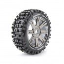 Колеса Louise B-ULLDOZE Sport для 1/8 Buggy черный хром со спицами 2шт