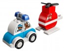 Конструктор Lego Duplo Мой первый пожарный вертолет и полицейский автомобиль, 14 деталей (10957)