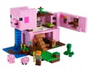 Конструктор Lego Minecraft Дом-свинья, 490 деталей (21170)