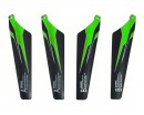 Лопасти WL Toys зеленые комплект 4 шт. для WL Toys S929, V319, V757