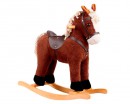 Конячка-качалка Rock my Baby c музикою, коричнева