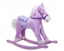 Конячка-качалка Rock my Baby c музикою, бузкова
